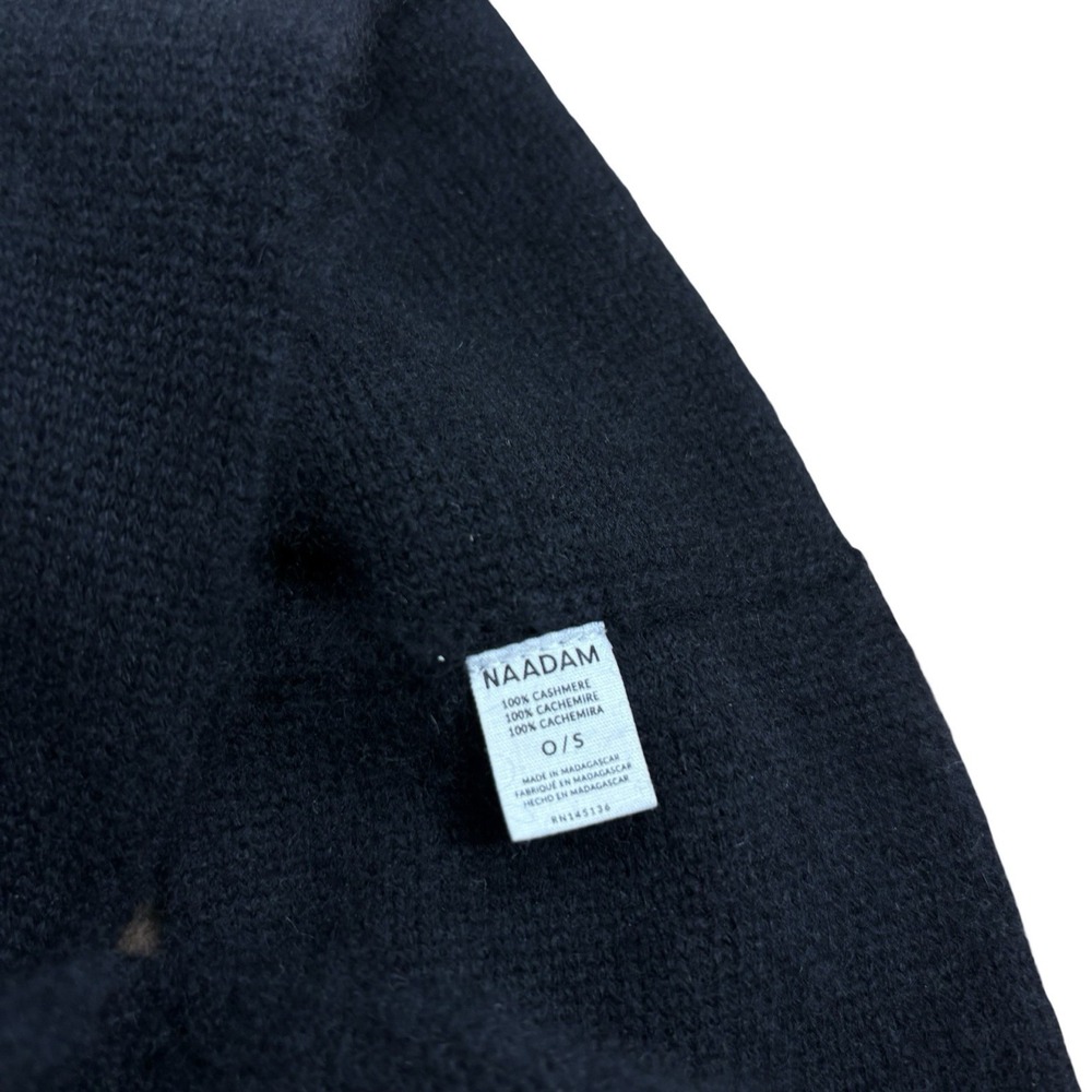 naadam twist cashmere headband black - Picture 3 of 5